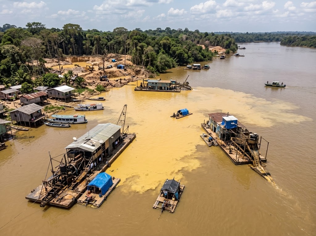 Garimpo no Pará expõe disputa entre riqueza mineral, fiscalização e riscos ambientais